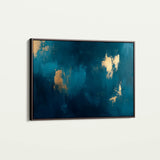 Abstract 475 Canvas Art 18" x 24" / 45 x 60 cm / Black
