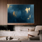 Abstract 475 Canvas Art 60 x 40 cm / Black