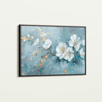 Floral 475 Canvas Art 18" x 24" / 45 x 60 cm / Black
