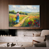 Landscape 475 Canvas Art 18" x 24" / 45 x 60 cm / Black
