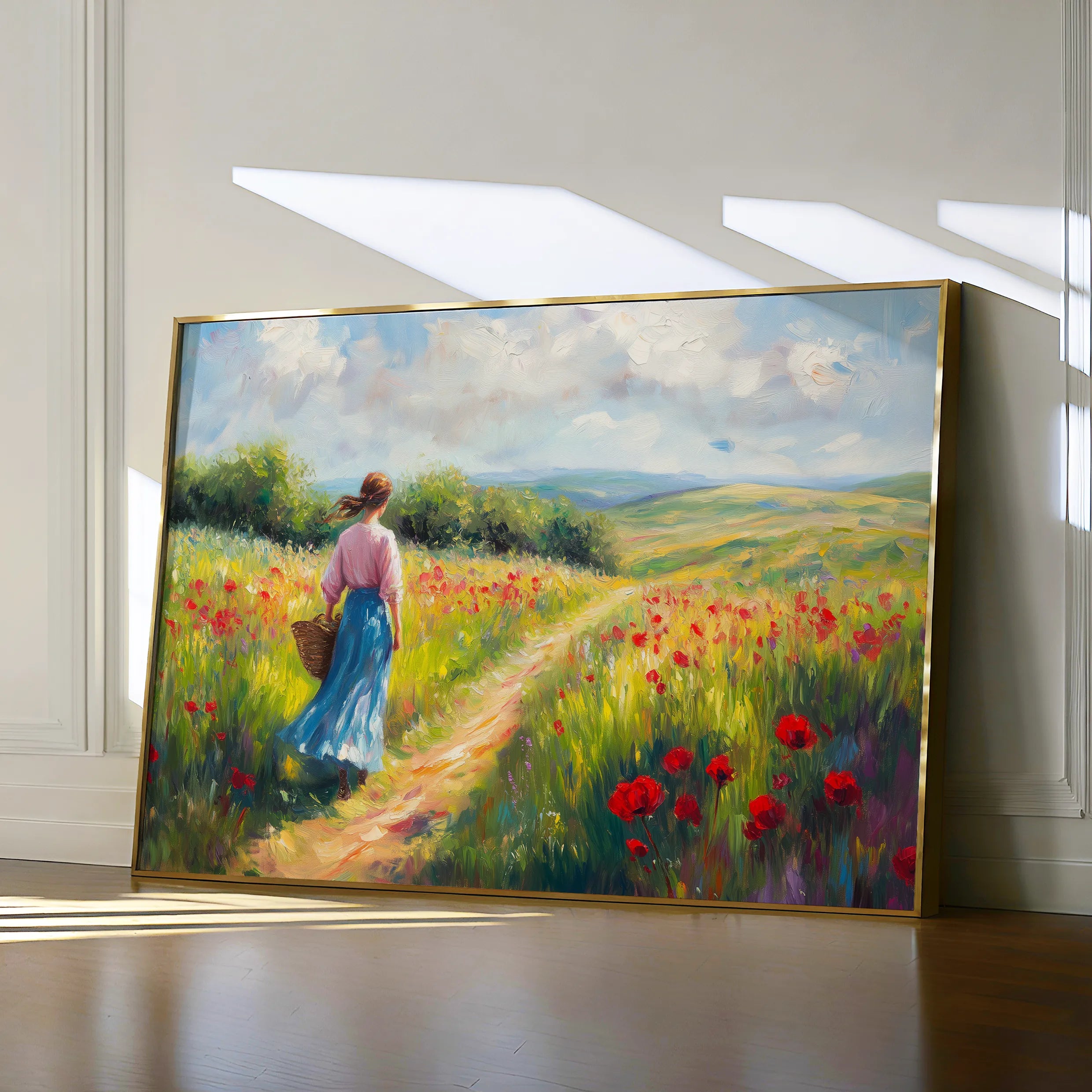Landscape 475 Canvas Art 18" x 24" / 45 x 60 cm / Black