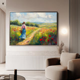 Landscape 475 Canvas Art 18" x 24" / 45 x 60 cm / Black