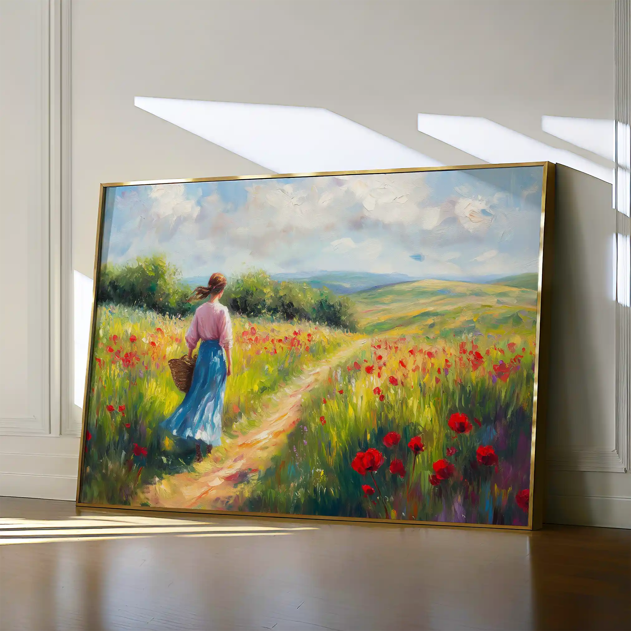 Landscape 475 Canvas Art 60 x 40 cm / Black
