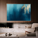 Abstract 476 Canvas Art 18" x 24" / 45 x 60 cm / Black