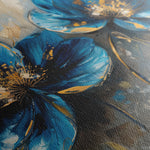 Floral 476 Canvas Art 18" x 24" / 45 x 60 cm / Black