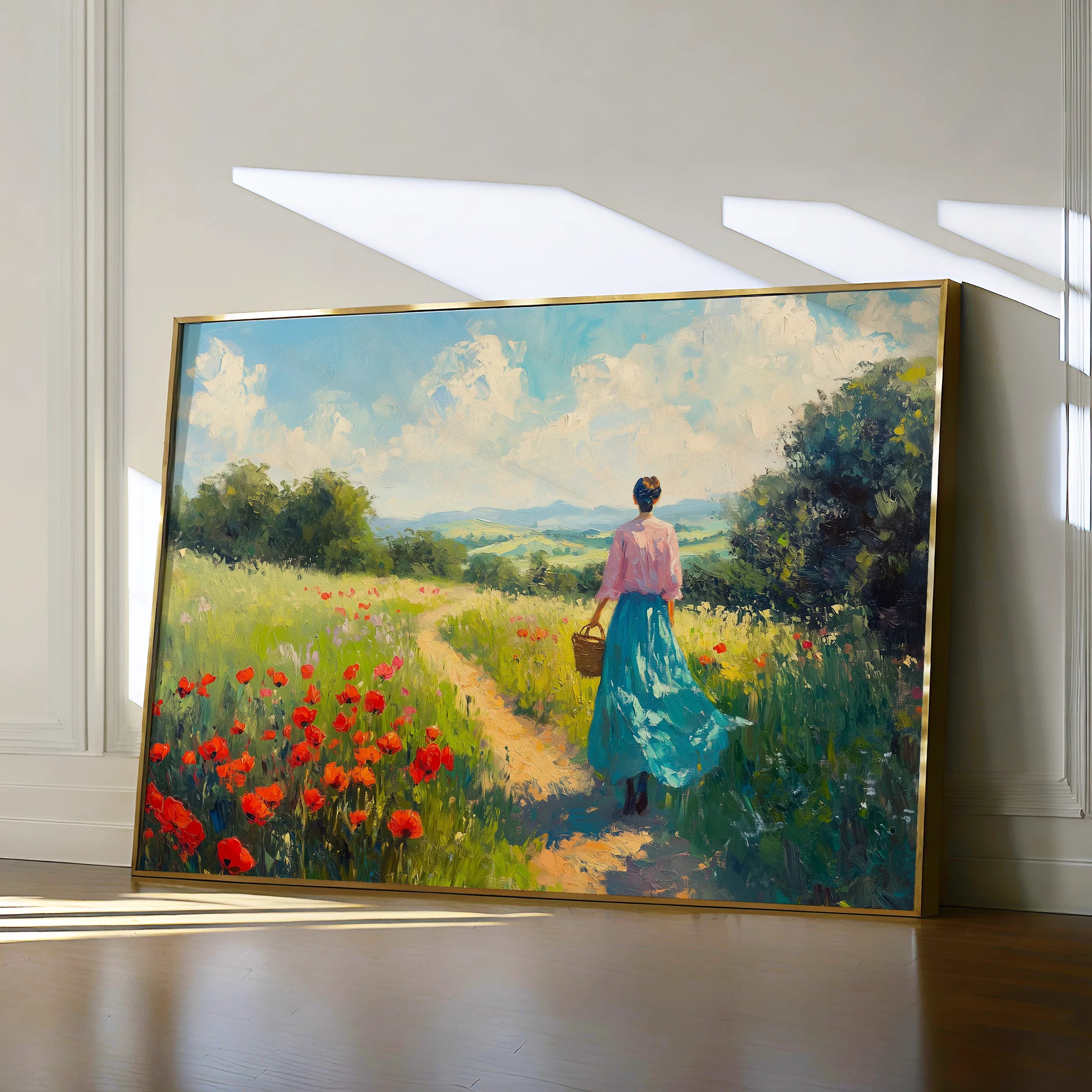 Landscape 476 Canvas Art 18" x 24" / 45 x 60 cm / Black