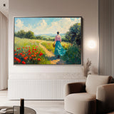 Landscape 476 Canvas Art 18" x 24" / 45 x 60 cm / Black