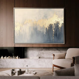 Abstract 477 Canvas Art 18" x 24" / 45 x 60 cm / Black