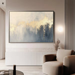 Abstract 477 Canvas Art 18" x 24" / 45 x 60 cm / Black