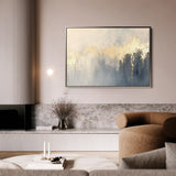 Abstract 477 Canvas Art 18" x 24" / 45 x 60 cm / Black