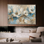 Floral 477 Canvas Art 60 x 40 cm / Black