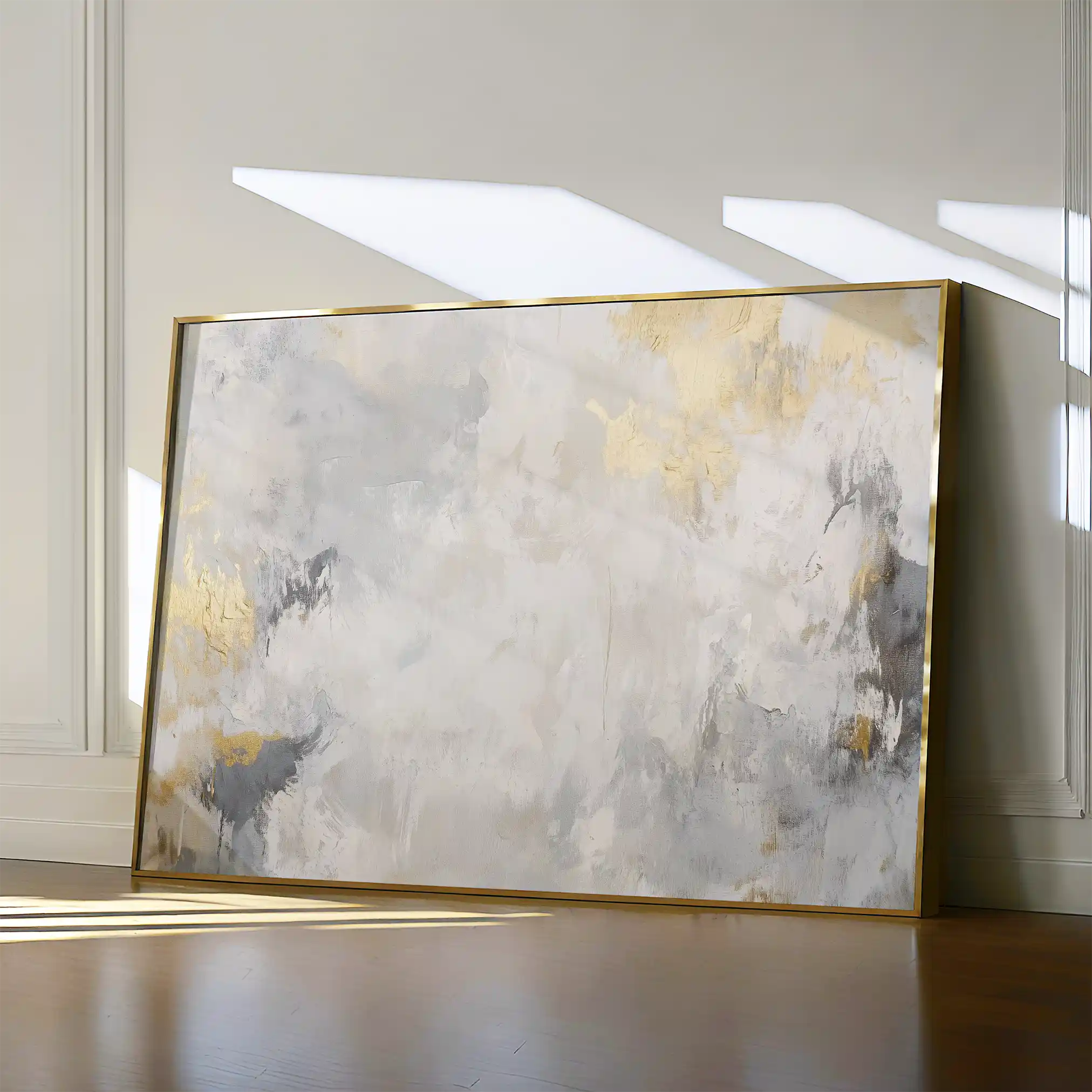 Abstract 478 Canvas Art 18" x 24" / 45 x 60 cm / Black