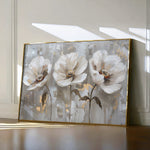Floral 478 Canvas Art 18" x 24" / 45 x 60 cm / Black