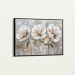 Floral 478 Canvas Art 18" x 24" / 45 x 60 cm / Black