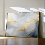 Abstract 479 Canvas Art 18" x 24" / 45 x 60 cm / Black