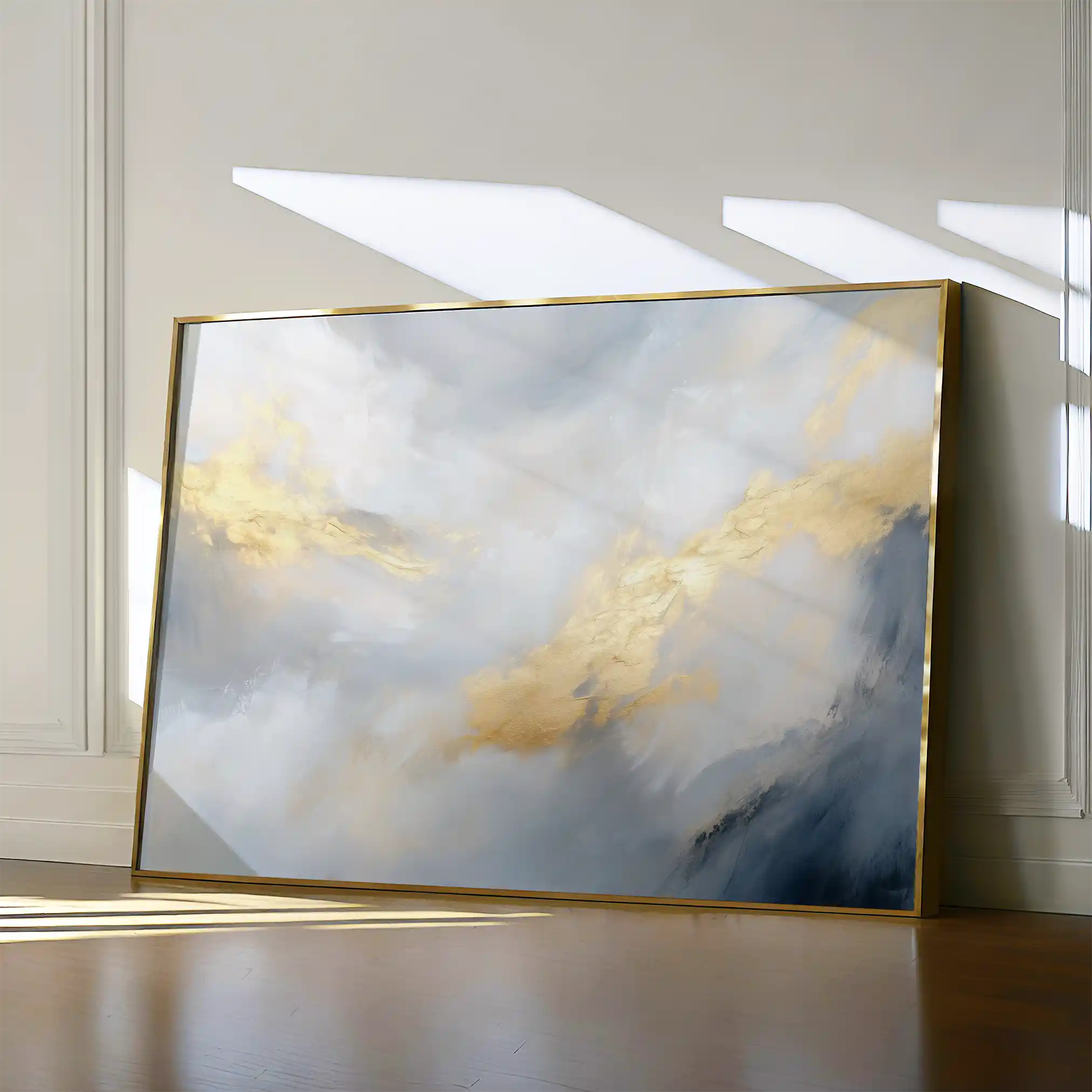 Abstract 479 Canvas Art 18" x 24" / 45 x 60 cm / Black