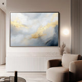 Abstract 479 Canvas Art 18" x 24" / 45 x 60 cm / Black
