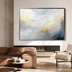 Abstract 479 Canvas Art 18" x 24" / 45 x 60 cm / Black