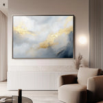 Abstract 479 Canvas Art 60 x 40 cm / Black