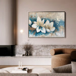Floral 479 Canvas Art 60 x 40 cm / Black