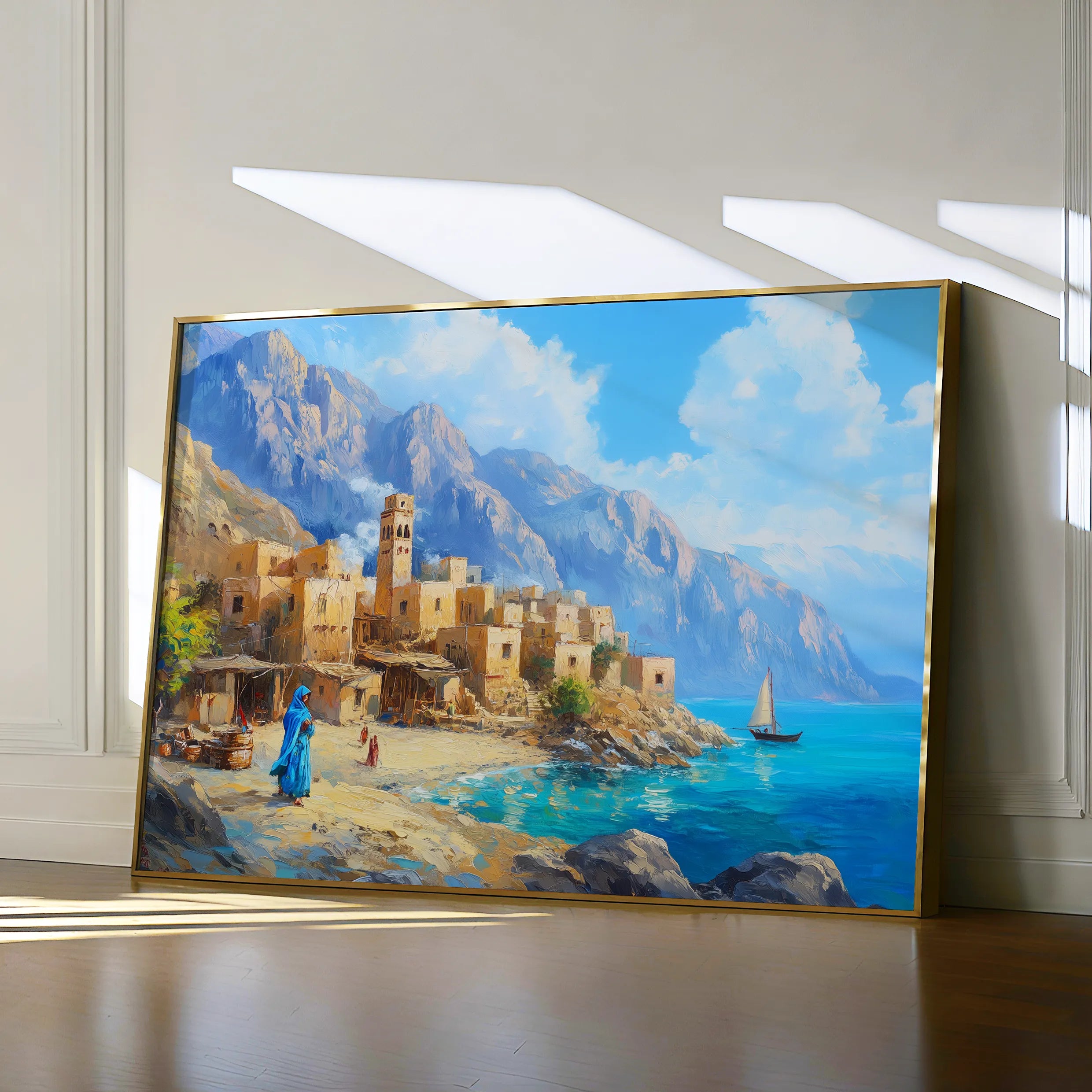 Landscape 479 Canvas Art 18" x 24" / 45 x 60 cm / Black