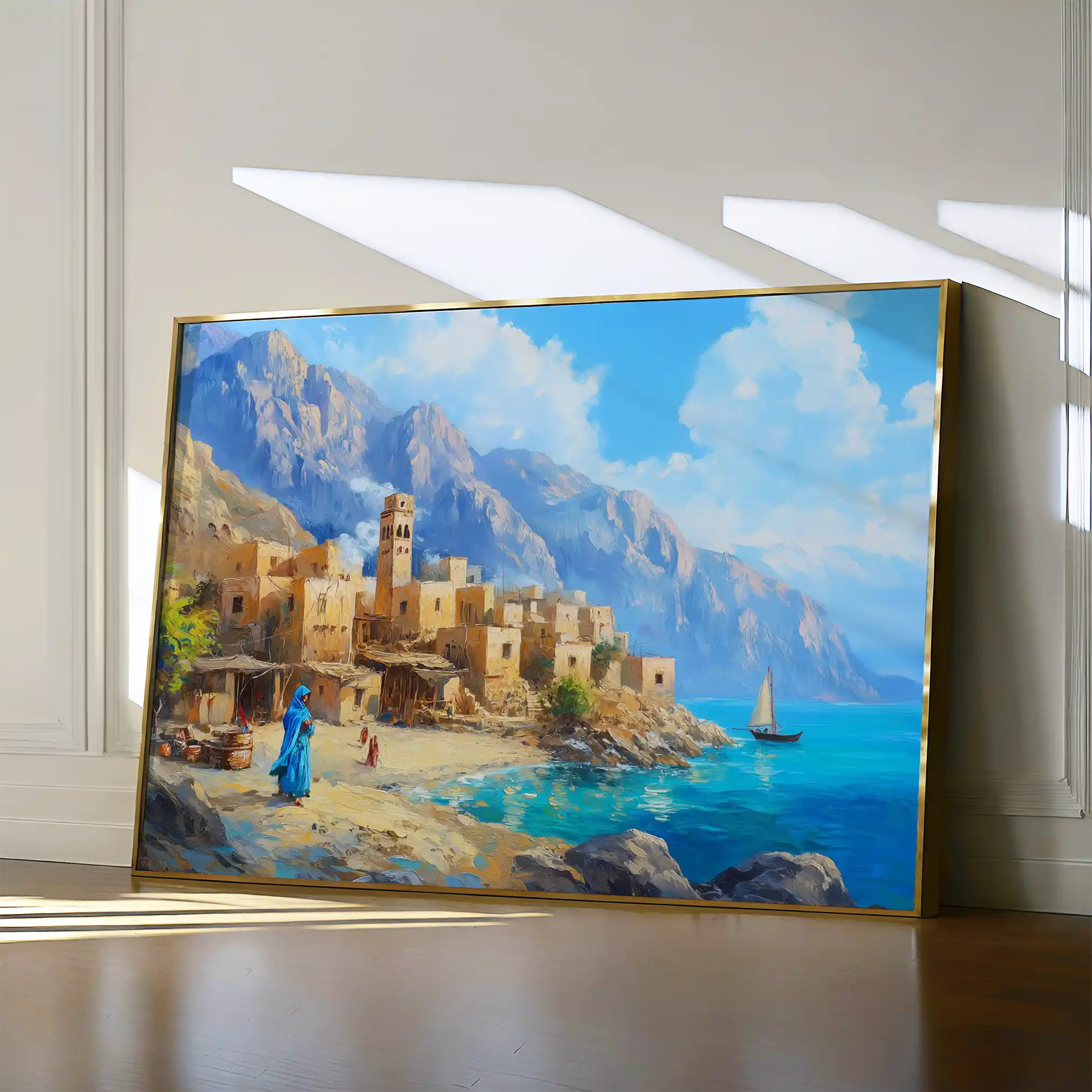 Landscape 479 Canvas Art 60 x 40 cm / Black