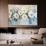 Floral 480 Canvas Art 18" x 24" / 45 x 60 cm / Black