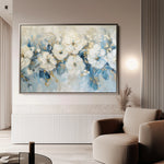 Floral 480 Canvas Art 18" x 24" / 45 x 60 cm / Black