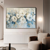 Floral 480 Canvas Art 18" x 24" / 45 x 60 cm / Black