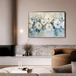 Floral 480 Canvas Art 18" x 24" / 45 x 60 cm / Black