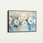 Floral 480 Canvas Art 18" x 24" / 45 x 60 cm / Black