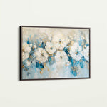 Floral 480 Canvas Art 60 x 40 cm / Black