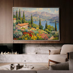Landscape 480 Canvas Art 18" x 24" / 45 x 60 cm / Black
