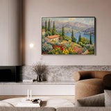 Landscape 480 Canvas Art 18" x 24" / 45 x 60 cm / Black