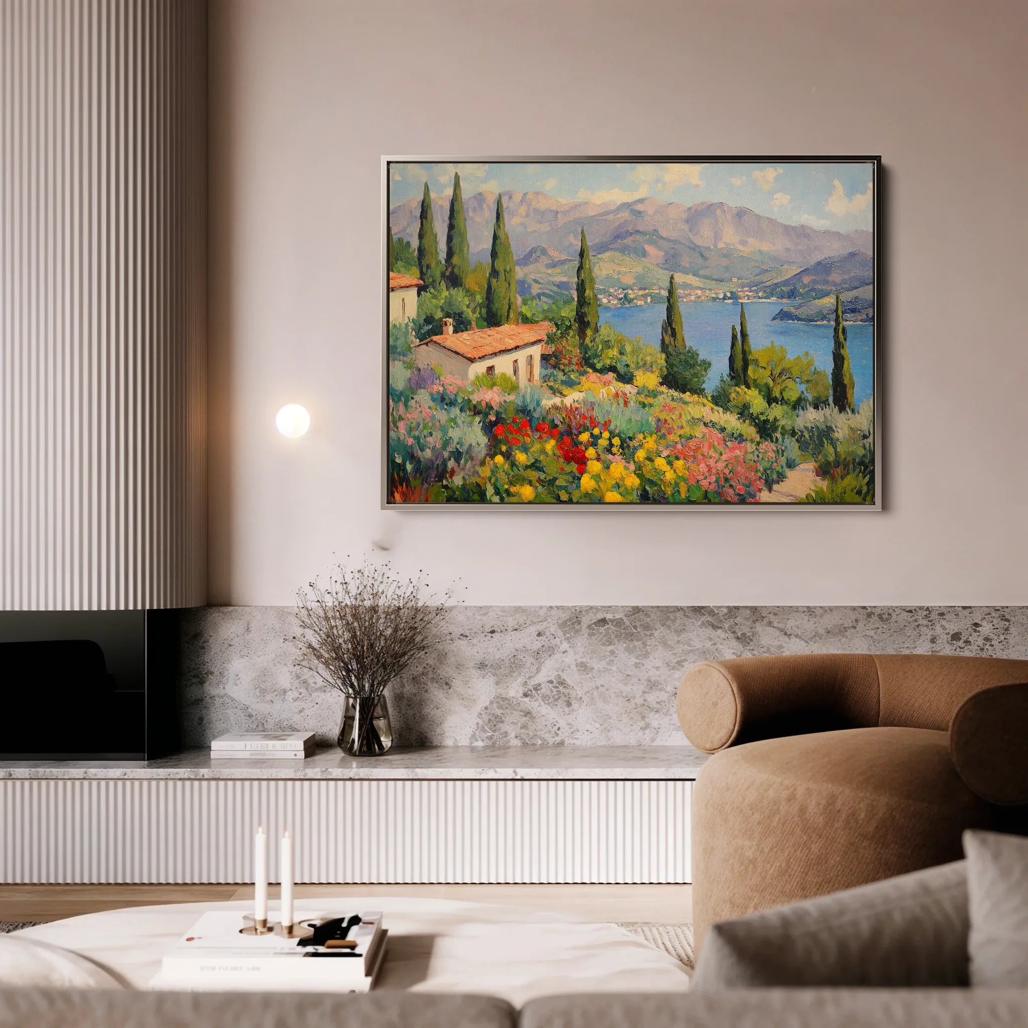 Landscape 480 Canvas Art 18" x 24" / 45 x 60 cm / Black