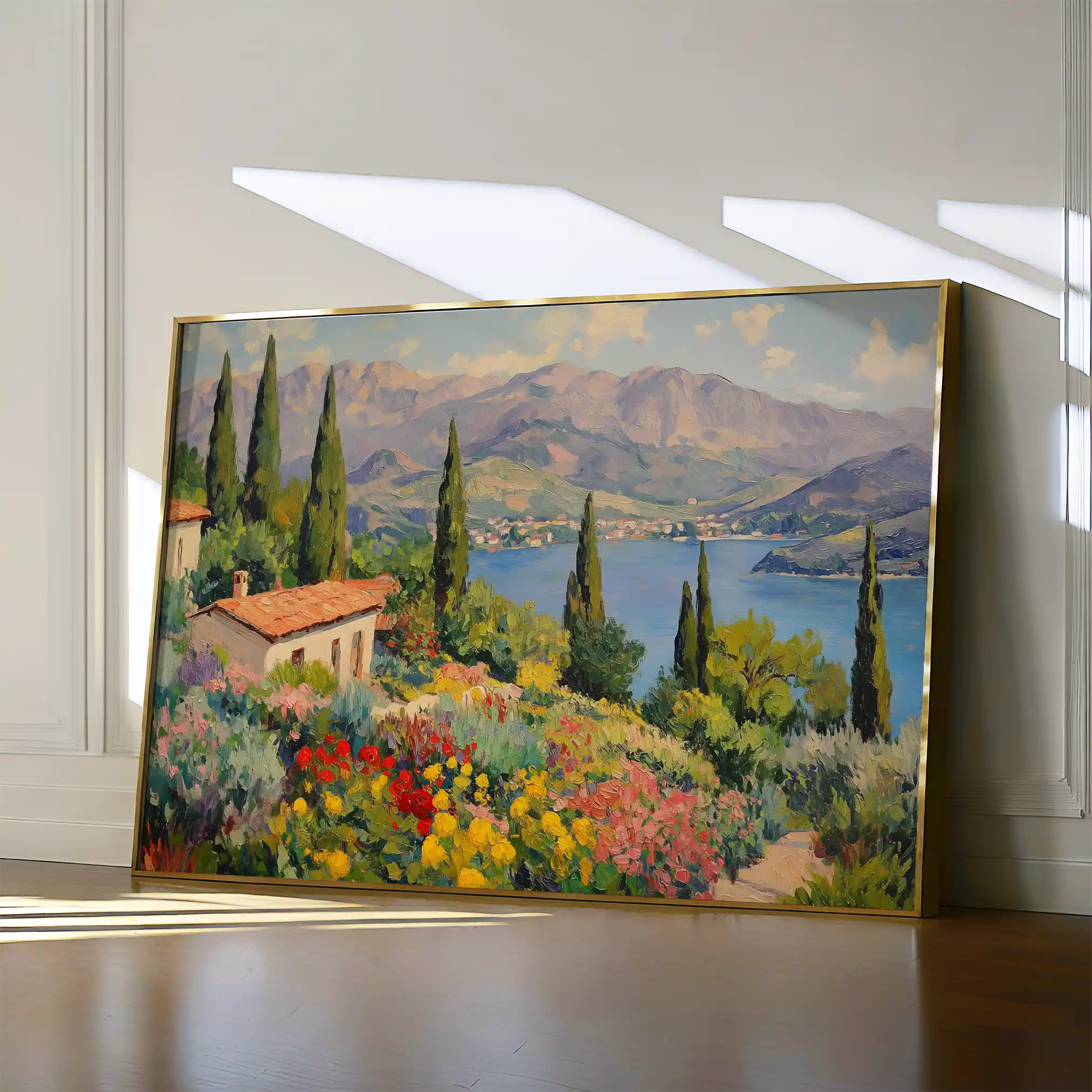 Landscape 480 Canvas Art 60 x 40 cm / Black