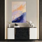 Abstract 481 Canvas Art 18" x 24" / 45 x 60 cm / Black