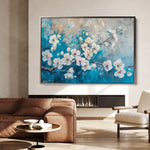 Floral 481 Canvas Art 18" x 24" / 45 x 60 cm / Black