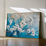 Floral 481 Canvas Art 18" x 24" / 45 x 60 cm / Black
