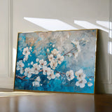 Floral 481 Canvas Art 18" x 24" / 45 x 60 cm / Black
