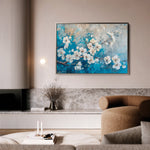 Floral 481 Canvas Art 18" x 24" / 45 x 60 cm / Black