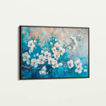 Floral 481 Canvas Art 18" x 24" / 45 x 60 cm / Black