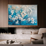 Floral 481 Canvas Art 60 x 40 cm / Black