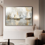 Landscape 481 Canvas Art 18" x 24" / 45 x 60 cm / Black