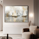 Landscape 481 Canvas Art 18" x 24" / 45 x 60 cm / Black