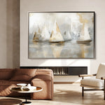Landscape 481 Canvas Art 18" x 24" / 45 x 60 cm / Black