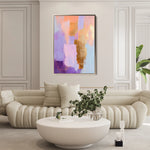 Abstract 482 Canvas Art 18" x 24" / 45 x 60 cm / Black