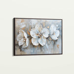 Floral 482 Canvas Art 18" x 24" / 45 x 60 cm / Black