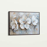 Floral 482 Canvas Art 18" x 24" / 45 x 60 cm / Black