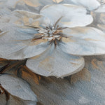 Floral 482 Canvas Art 18" x 24" / 45 x 60 cm / Black